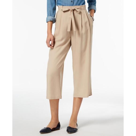 Tommy Hilfiger Womens Tie-Waist Pants Size L - Picture 1 of 2